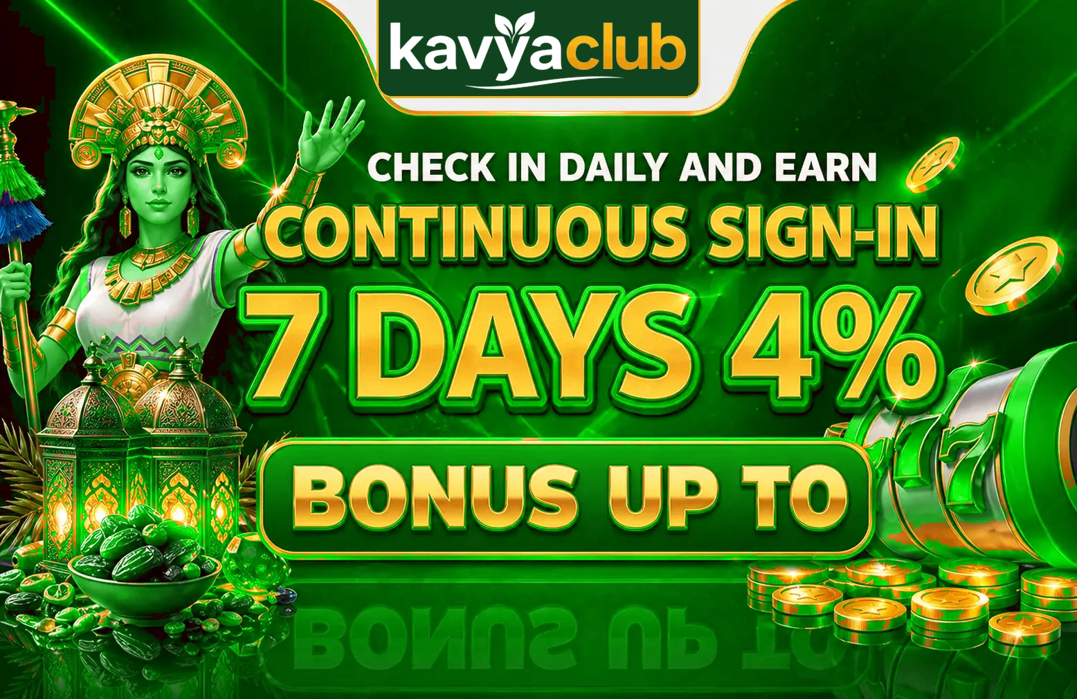 Kavya Club mobile app interface showing secure account settings and support options